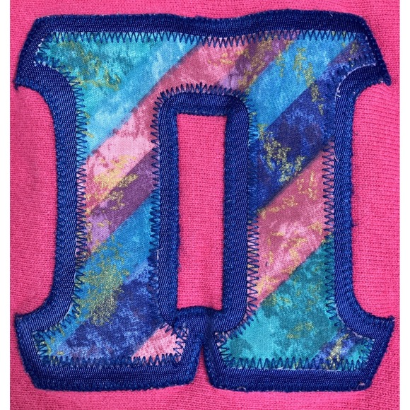 Vintage Champion Reverse Weave Alpha Omicron Pi Crewneck Pink Sweatshirt Large - Picture 5 of 11